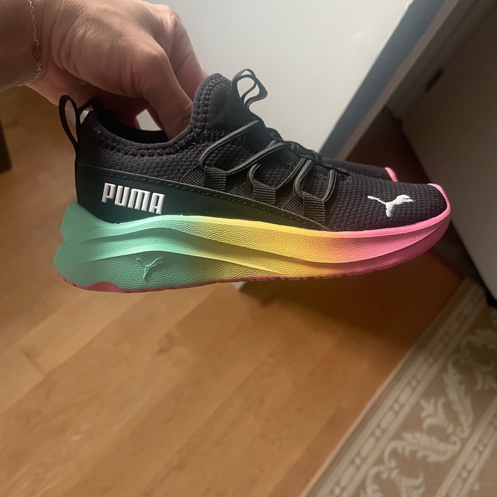 Puma One4All Fade black/fast pink/mint - Picture 4 of 7